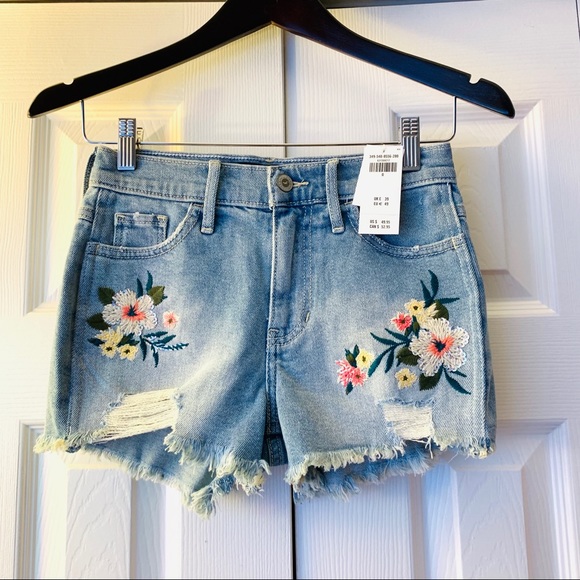 hollister short short high rise